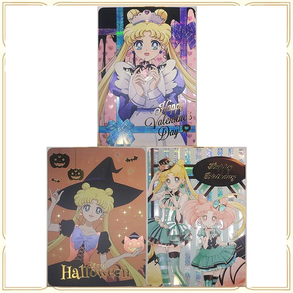 

Аниме История богини DIY ACG Advanced Tomoe Mami Sakura Kyouko Momoe Nagisa Сверкающая коллекционная открытка Рождественский подарок на день рождения