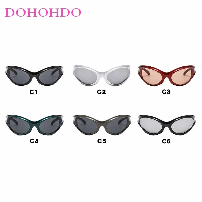 Y2K Punk Sports Women Sunglasses Luxury Brand Designer Sun Glasses Men's Fashion Vintage Cycling Shades UV400 Windproof Goggles