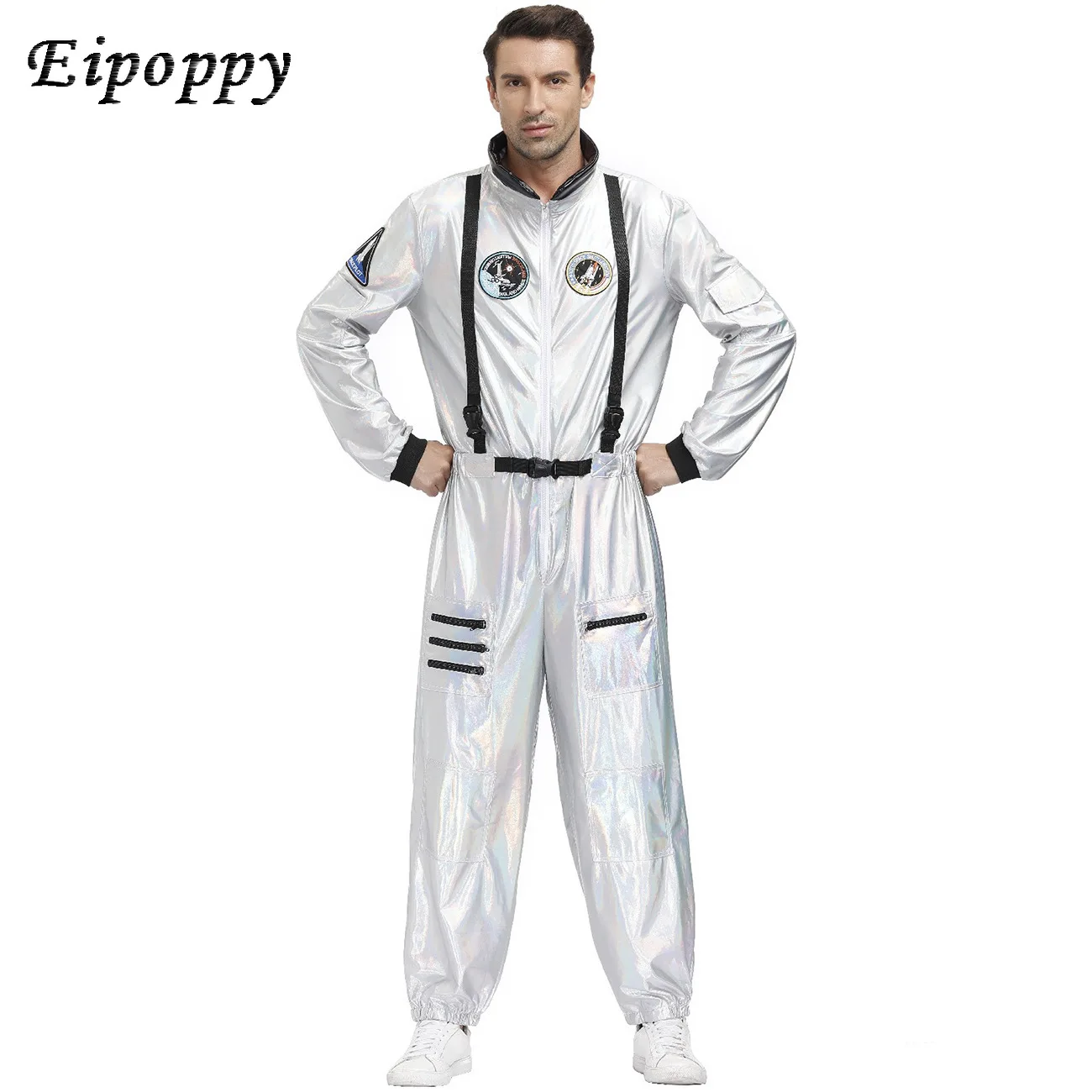 زي رائد فضاء هالوين للرجال والنساء ، بدلة فضاء الأرض تجول ، ملابس مسرح نسائية