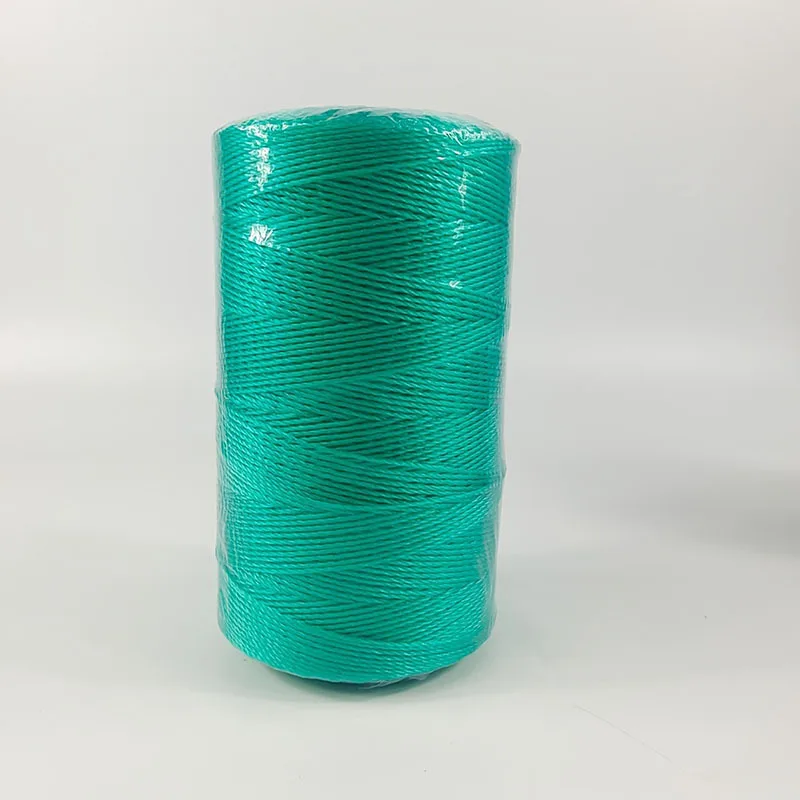 2 Rolls Durable Green Garden Twine 7874.02 Inch 1mm Diameter Plastic Plant Tie High Tensile Strength Easy Cut for Tomato Vegetab