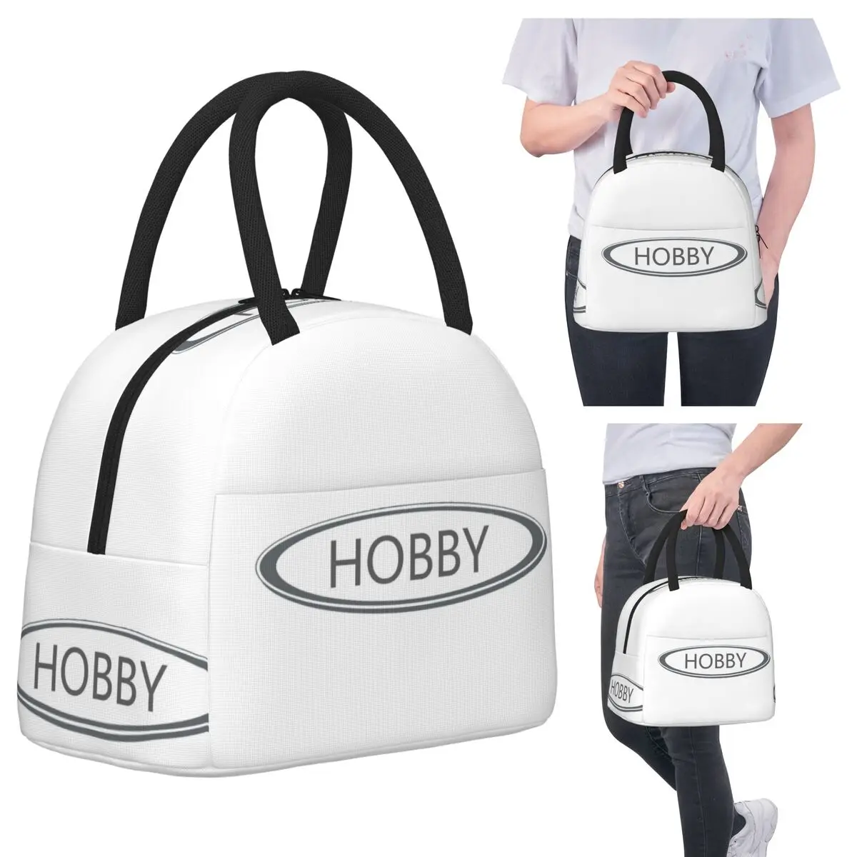 

Hobby Insulated Lunch Bag for Kids School Cooler Thermal Food Box Tote Leakproof Lunch Boxes Container