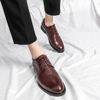 Luxury Mens Leather Business Casual Shoes Ritish Style High Quality Oxford Shoes Fashion Wedding Leather Gentleman Office Shoes