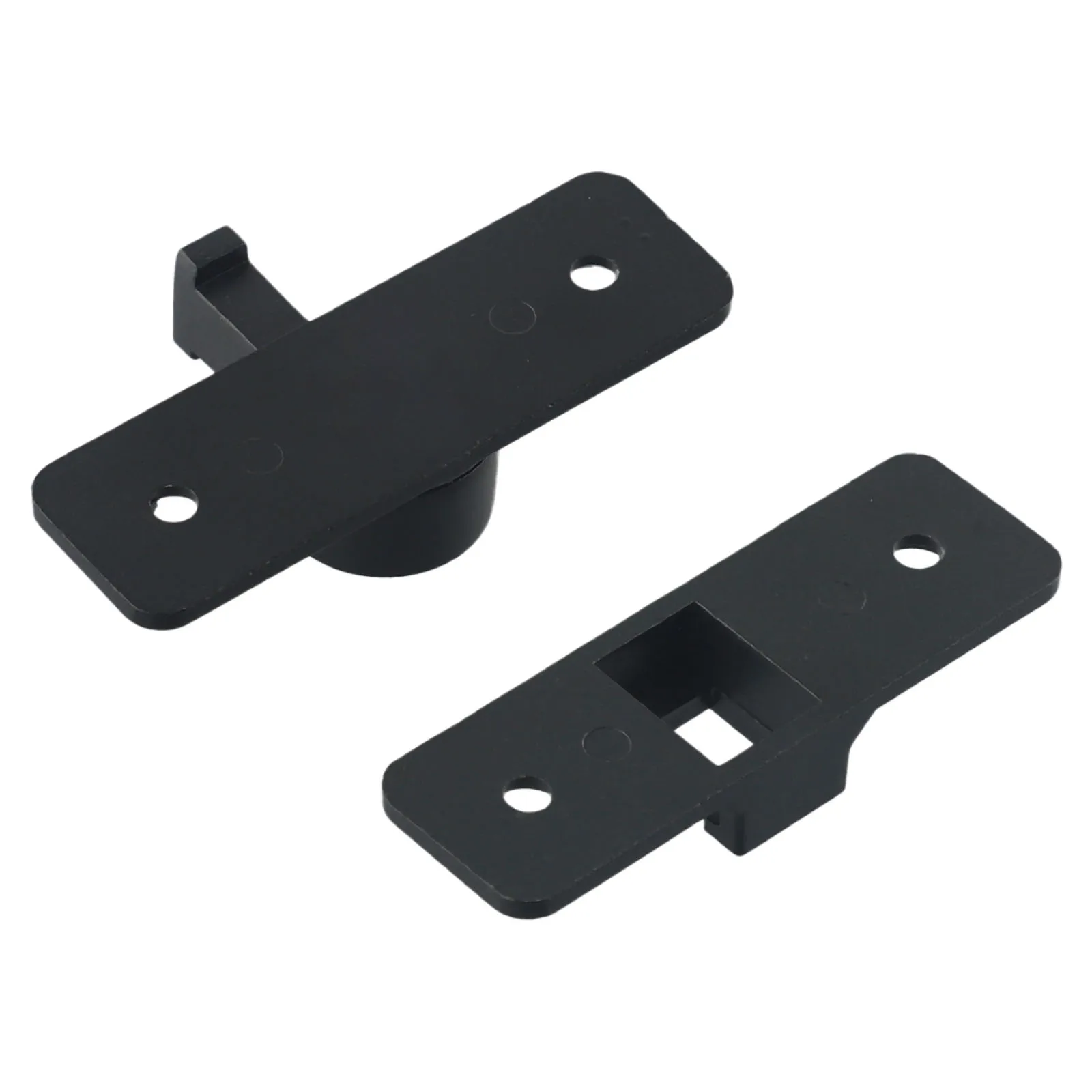 Barn Door Lock Gate Latch Assembly Black Fitting Heavy Duty Part Replacement Sliding Tool Zinc Alloy Accessory