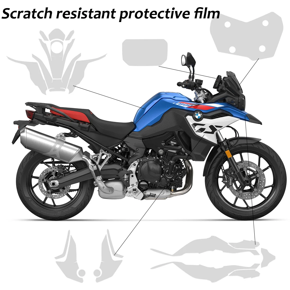 

F800GS PPF Invisible protective film For BMW F800 GS F800gs 2024 2025- Transparent car cover Screen protective film