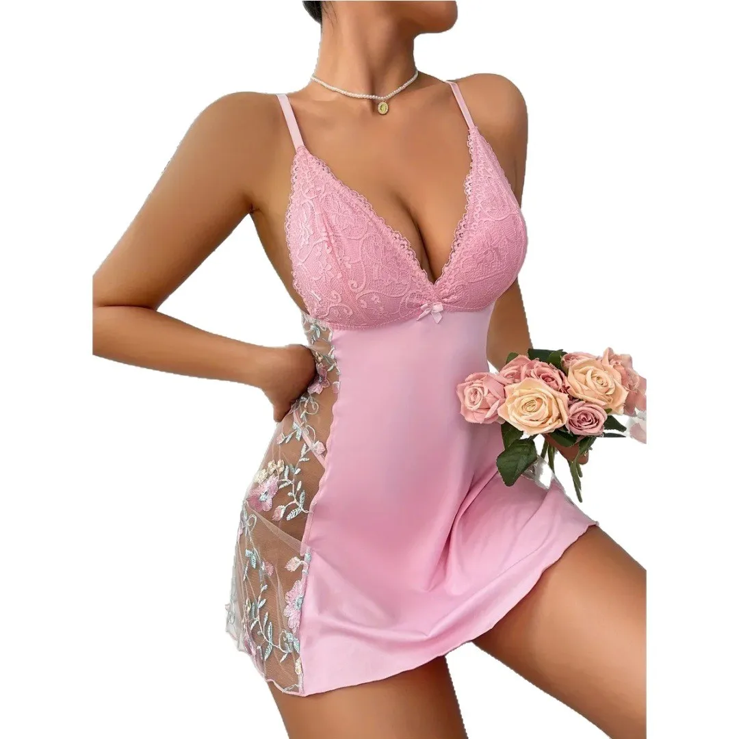 

Sexy Lace Camisole New Women's Set For lightweight and breathable leisure European and American style Flirtation And Fun 91PN