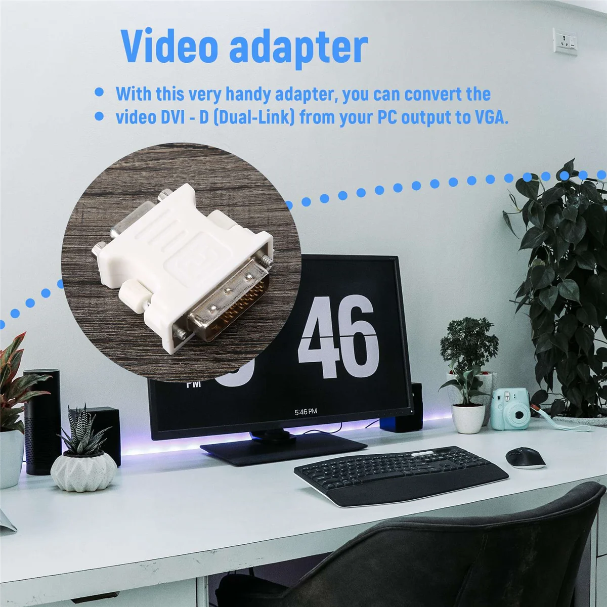 New 3C-DVI Male Ada…