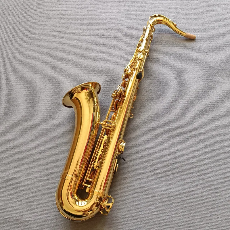 Japan Saxofón Tenor Bb, laca dorada, YTS-62, instrumento Musical de latón amarillo, profesional, con funda, accesorios