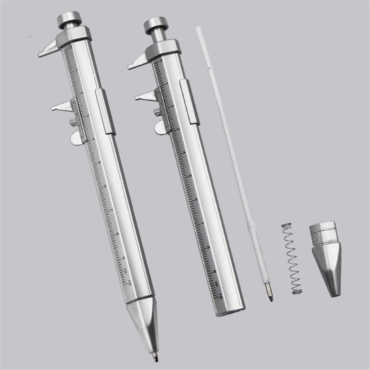 50pcs 0-100mm Vernier Caliper Pen Caliper Ball-Point Student Stationery Vernier Caliper Woodworking Measuring Tool B