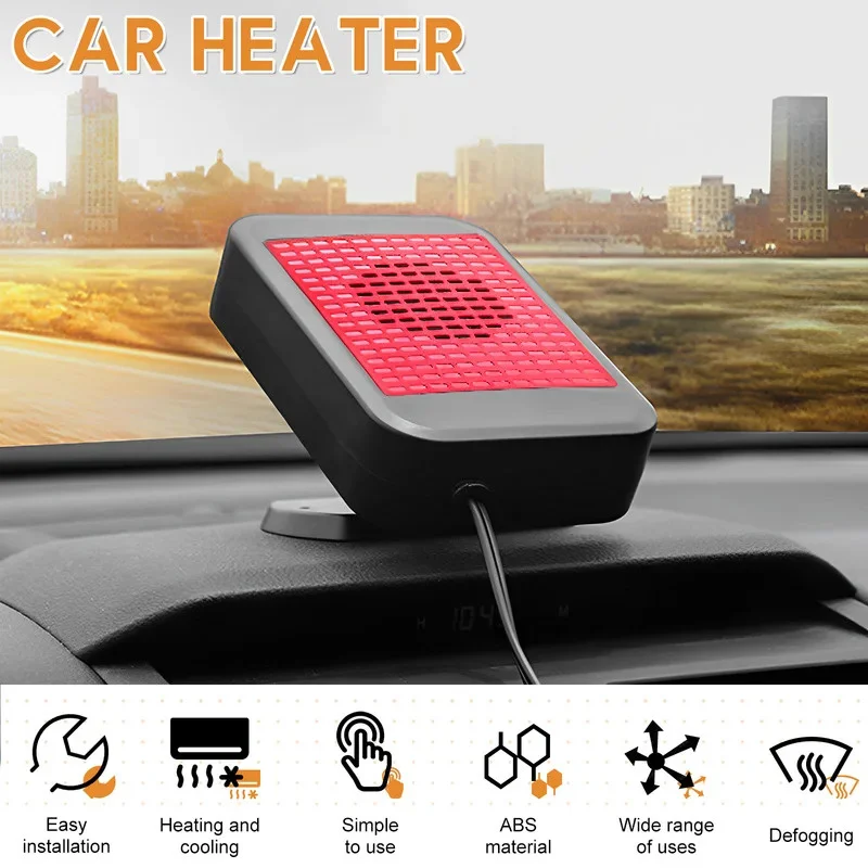 

Car Windshield Demister Defroster Car Heater Fan 12v 200w Fast Heating Fans for Car Defogging and Deicing in Winter