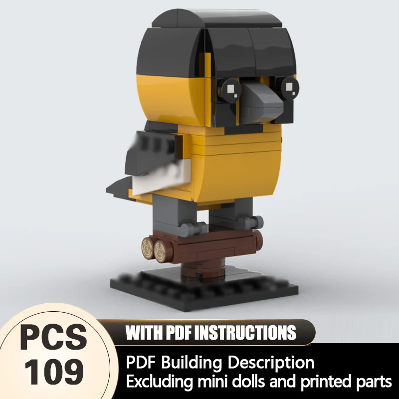 

Creators Animal Series Model MOC Building Bricks Northern Oriole Modular Technology Gifts Holiday Assemble Children Toys