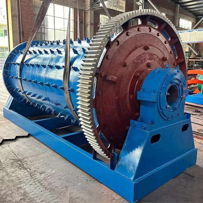 Low Noise Long Service Life Ball Mill Machine With Rubber Liner for Limestone Granite Ore Powder Grinding Customized