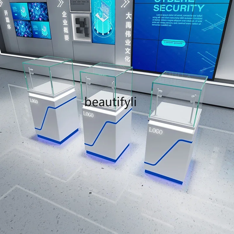 TTT New arrive Paint Display Cabinet Company Exhibition Machinery Parts Exhibition