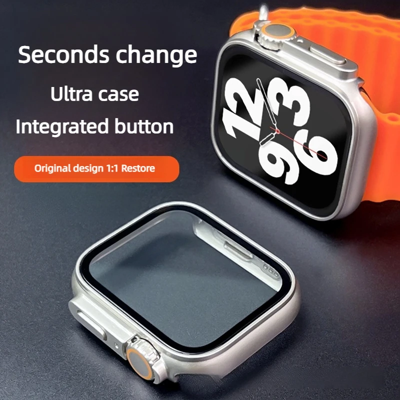 Instant ultra watch case suitable for Apple iWatchs10 watch case modification PC case film integrated s8 protective case