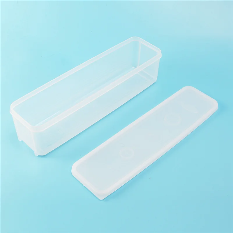 A19F-2X Household Noodle Translucent Storage Box Airtight Spaghetti Box Kitchen Food Fruit Container