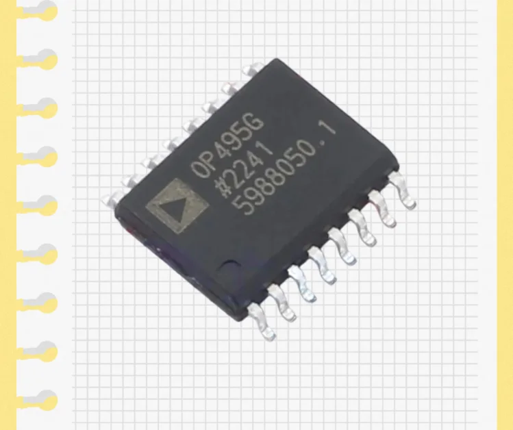 OP495GSZ OP495GSZ-REEL genuine chip price advantage four channel, rail to rail operational amplifier