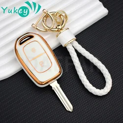 2 Buttons TPU Car Key Cover Case Shell for Renault Duster Dacia Scenic Master Megane 2016 2017 Auto Accessories