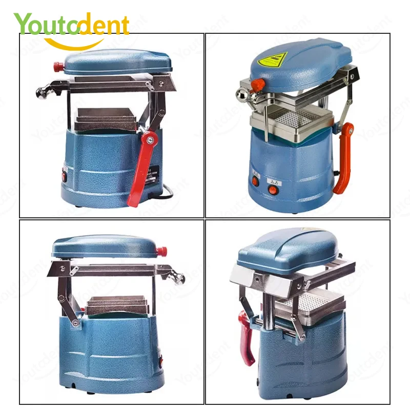 Dental Vacuum Forming Machine Thermoforming Former with Steel Ball for Orthodontic Retainer Mouth Guard Dental Lab Equipment