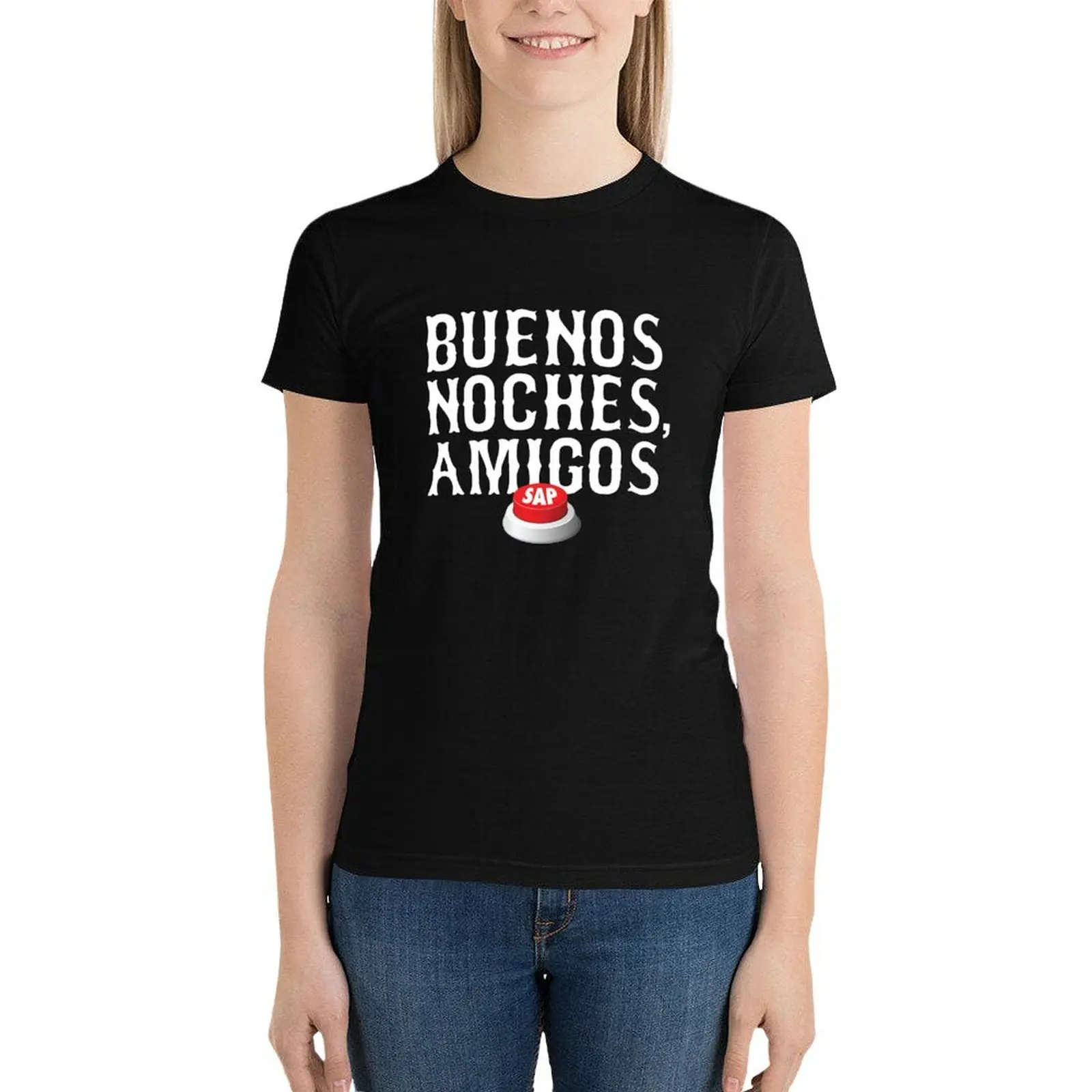 Buenos Noches, Amigos - Jerry Remy T-Shirt aesthetic clothes tops anime clothes t shirts for Women graphic