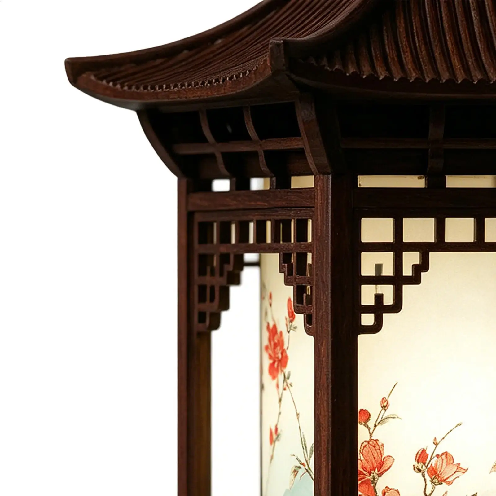 Chinese Lantern Diffuser Adjustable Pagoda Shape Two Color Lights Chinese Night Lantern For Indoor Outdoor Bedroom Living Room