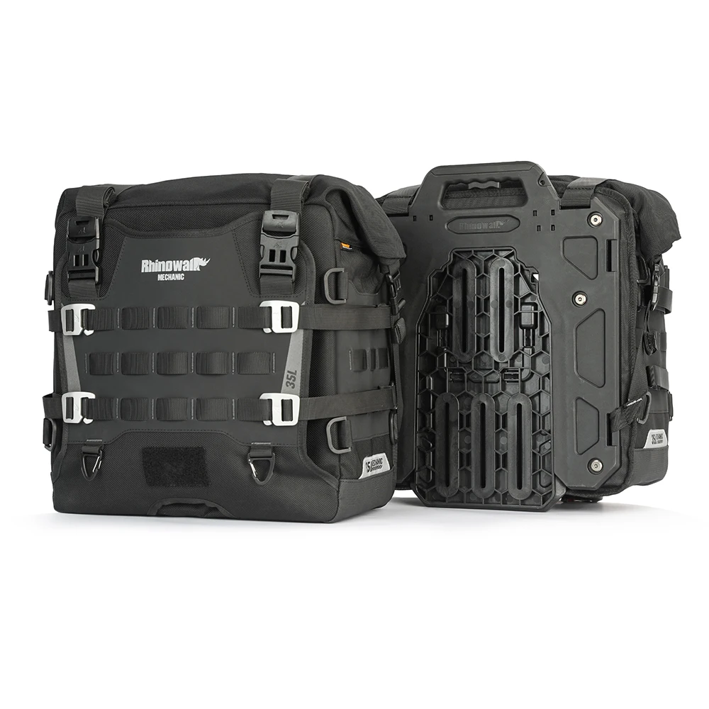 

Сумка-кофр Rhinowalk 35L для мотоцикла с быстрым креплением, боковая сумка для мотоцикла, сумка на сиденье или заднюю часть мотоцикла, аксессуары для мотоциклов ADV.