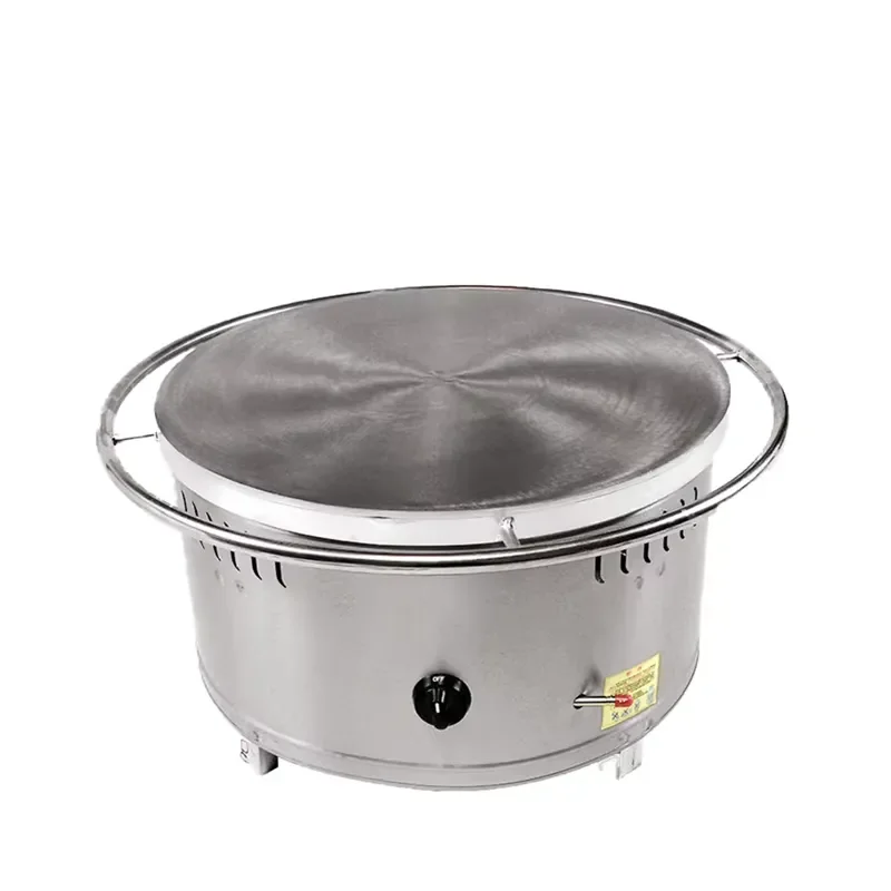 55cm Professional Automatic LPG Round Cake and Pancake Machine Commercial Crepe Maker for Business Use