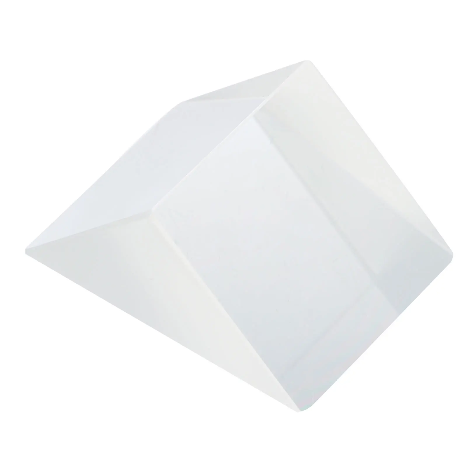 

1Pcs Optical Triangular Triple Prisms High Quality Precise Cuttings for Physics Teaching Experiment Learning Presentation