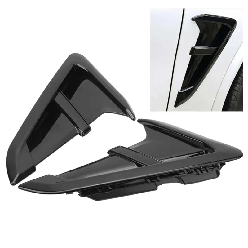 

2Pcs Car Side Fender Air Vents Grille Trim Fit For BMW X3 X4 G01 G02 X3M X4M 2018 2019 2020 2021-A02G