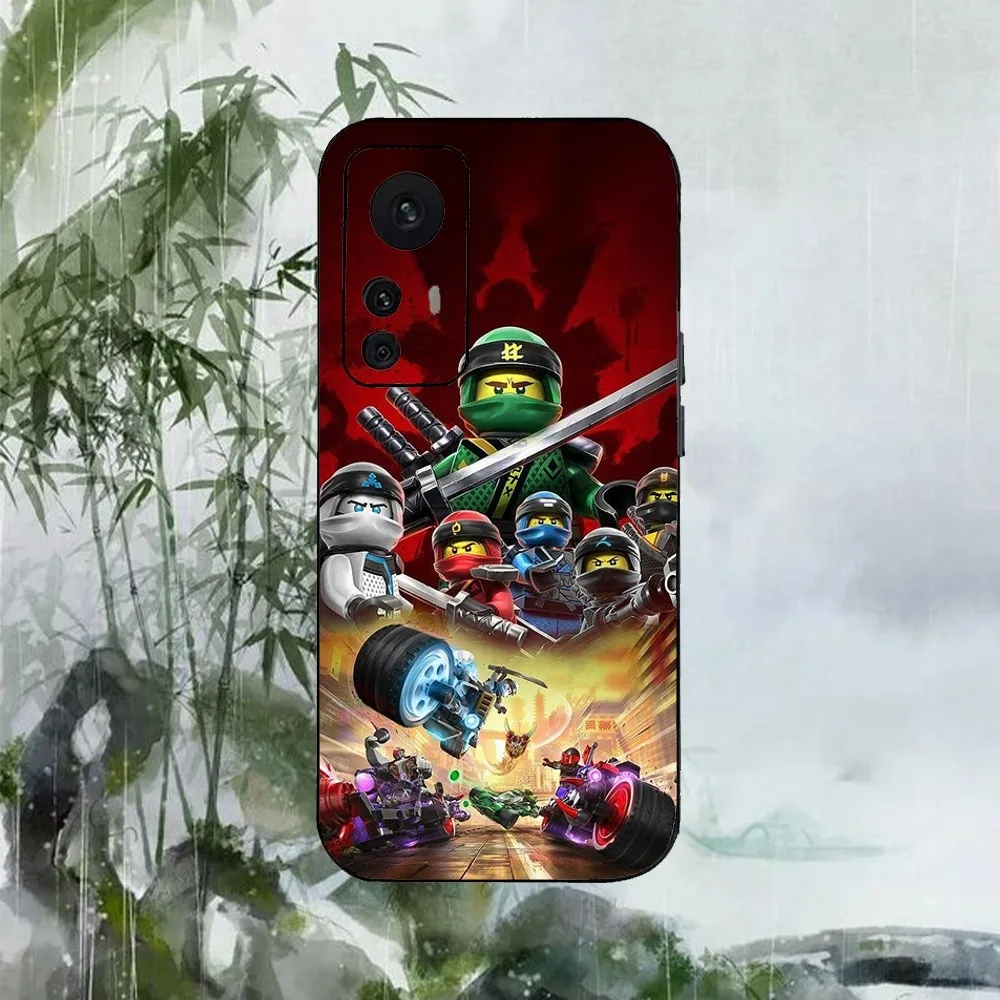 L-Lego N-Ninjago Phone Case For Xiaomi 11 Redmi Note 11 5G 8T 9A 9 10T Note8Pro Note9 12SUltra Black Case