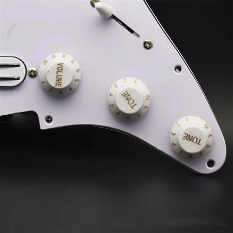 

A61P Prewired Pickguard Pickup Kit SSS Guitar Dual Hot Rail Humbucker Pickup Electric Guitar Pickguard Assembly