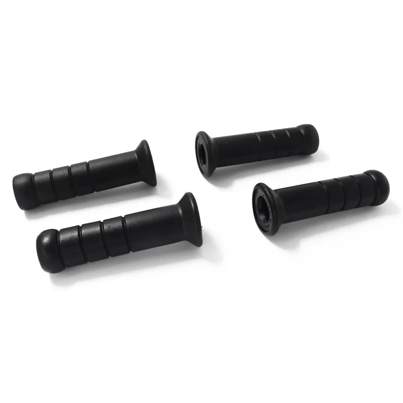 Vintage Motorcycle Cafe Racer Ronde Black Grips Rubber Materiaal Handlbar End Cap Voor Hyosung GV300