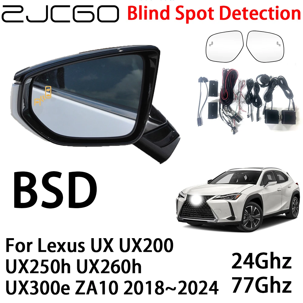 ZJCGO BSD Radar Warning System Blind Spot Detection Safety Driving Alert for Lexus UX UX200 UX250h UX260h UX300e ZA10 2018~2024