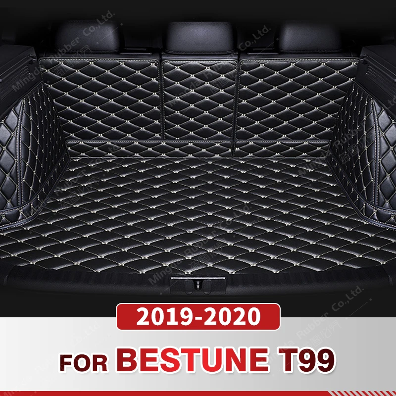 

Auto Full Coverage Trunk Mat For BESTUNE T99 2019 2020 Leather Car Boot Cover Pad Cargo Liner Interior Protector Accessories