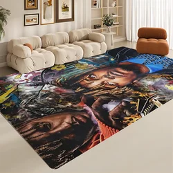 Juice Wrld Rapper Singer Floor Mat Nordic Style Home Doormat Bathroom-Toilet Mats Bedroom Hotel Decor Mat