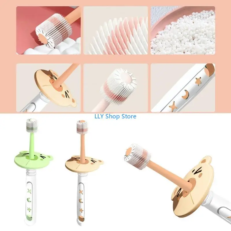 

T8UD Baby 360-degree Rotation Toothbrush Child Safety Soft-bristled Toothbrushes