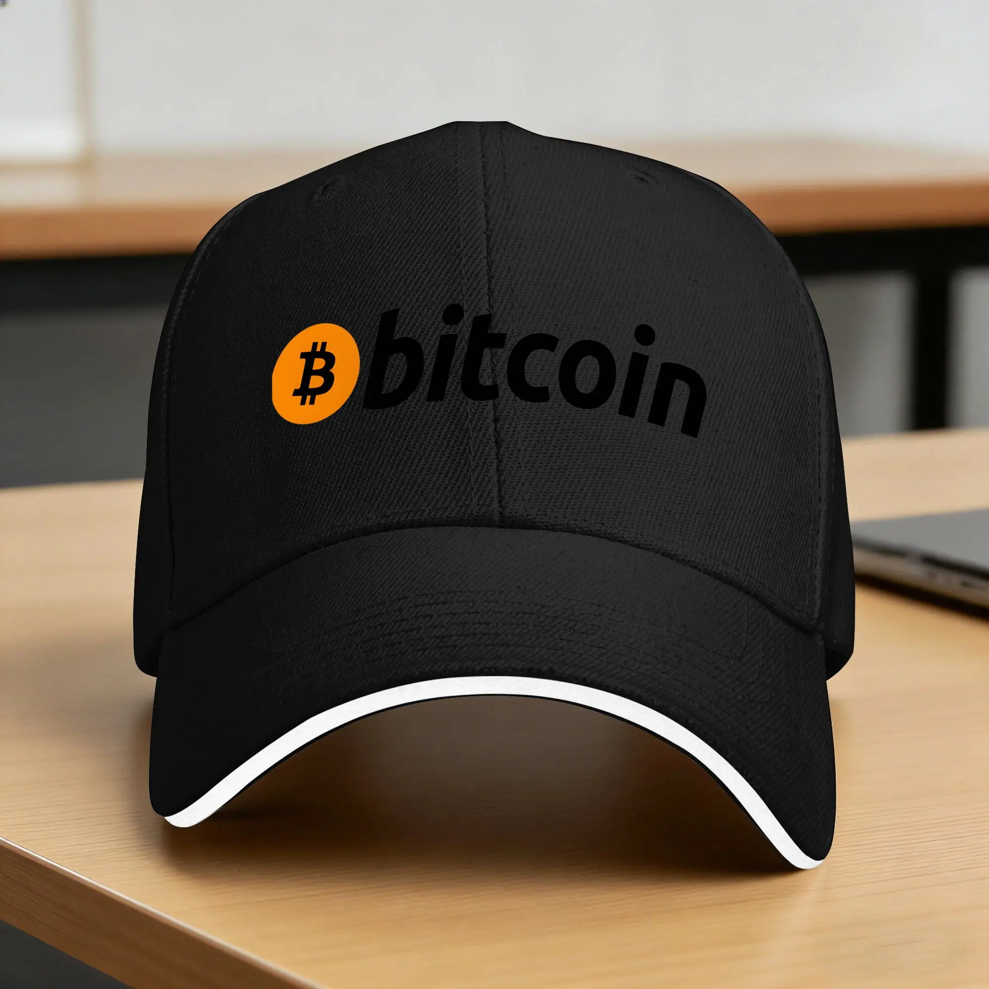 Bitcoin Casual Baseball Cap Summer  Trucker Hat Sun-Proof Running Hippie Snapback Cap Unisex Men Street Style Baseball Caps
