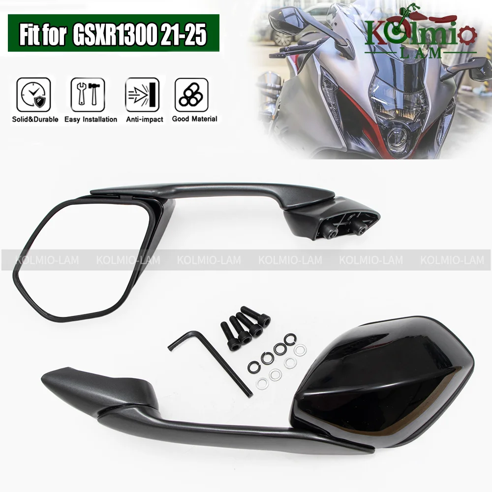 

Fit for 2021 - 2025 GSXR1300 Motorcycle Rear View Mirrors GSX1300R Hayabusa GSXR 1300 2022 2023 2024 Rearview Side Mirror