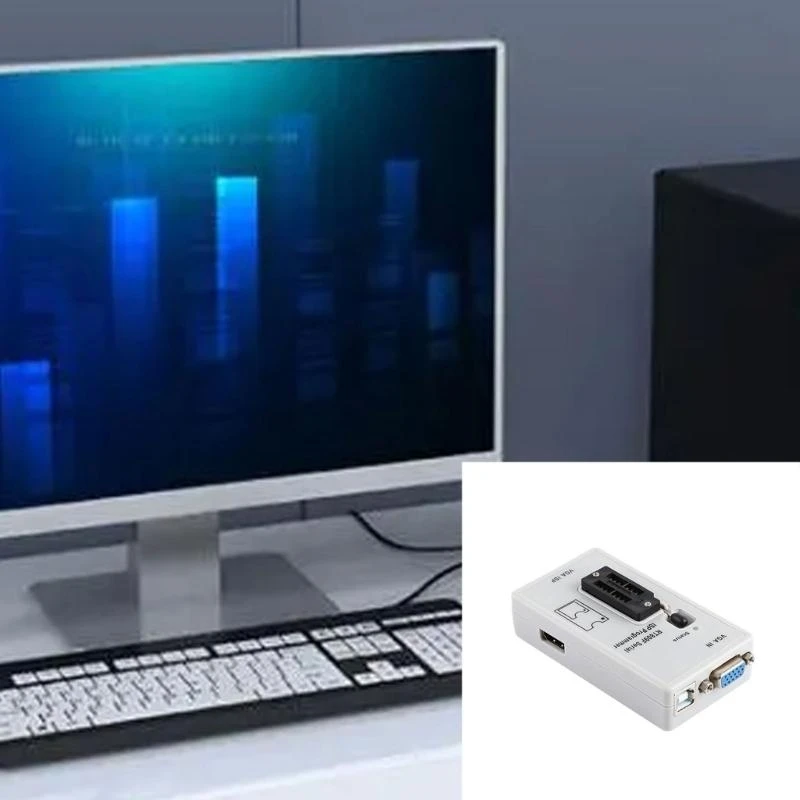 USB Programmer RT809F, Multifunctional ISP Programming Tool for Computer Motherboards X37A