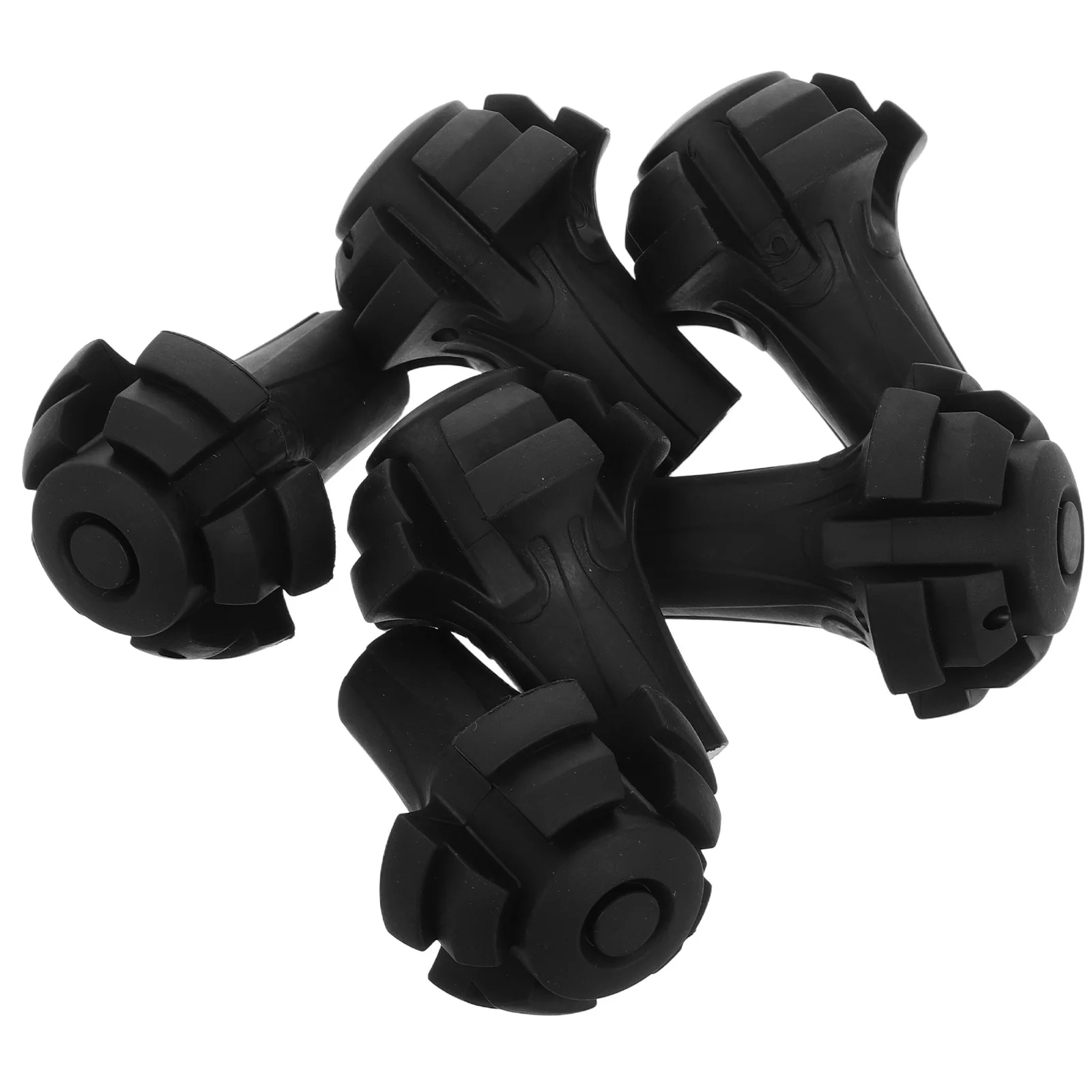 

6Pcs Trekking Pole Tips Rubber Replacement Non-Slip Shock Absorption Walking Cane Hiking Stick Parts Camping Supplies