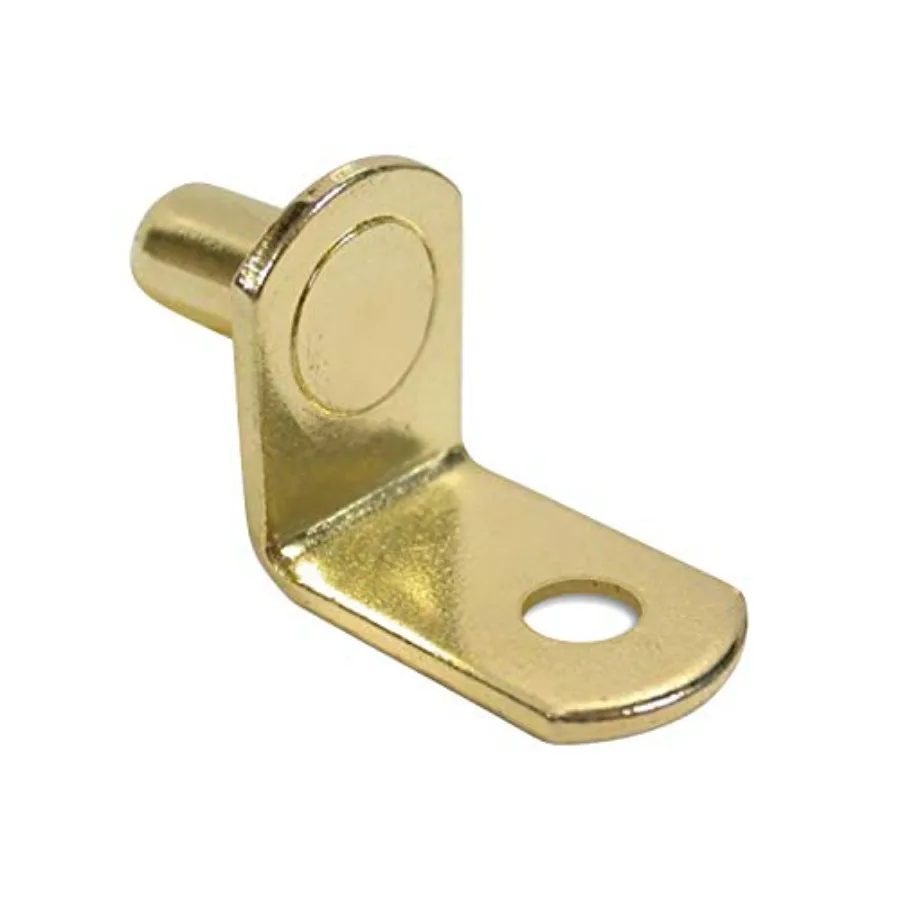 

Rok Hardware 1/4" L-Shaped Shelf Support, Brass 0 Pack