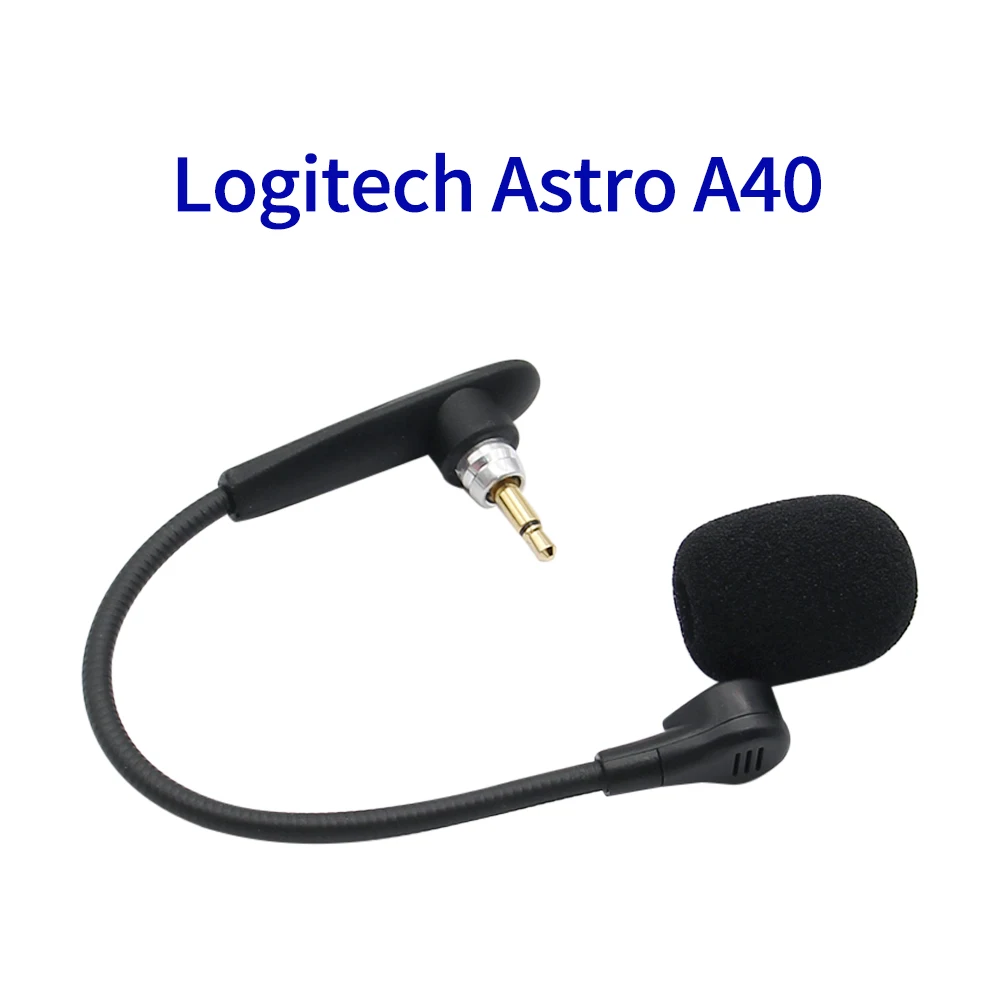 Novo para logitech astro a40 jogo fone de ouvido microfone gamer fones de ouvido microfone 2 pólos mono para astro a40 jogos accessaries