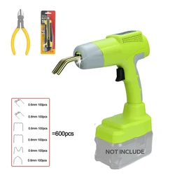 Plastics Welding Nail Gun for Ryobi with 600pcs Welding Nail Led Light LUB-PO05 Power Tool