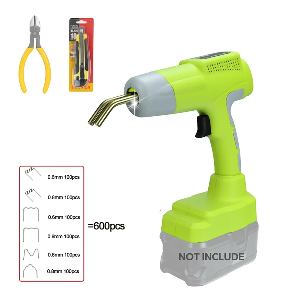 Plastics Welding Nail Gun for Ryobi with 600pcs Welding Nail Led Light LUB-PO05 Power Tool