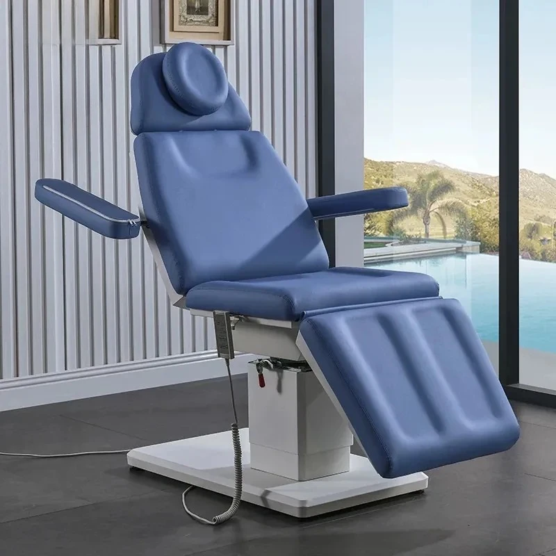 Electric beauty bed lift folding     tattoo    chair
