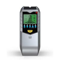 5in1 SH402 Wall Pin Detector LCD Electronic Detector Sensor Wall Scanner Edge Center Wood Current Metal AC Fire Line Detection