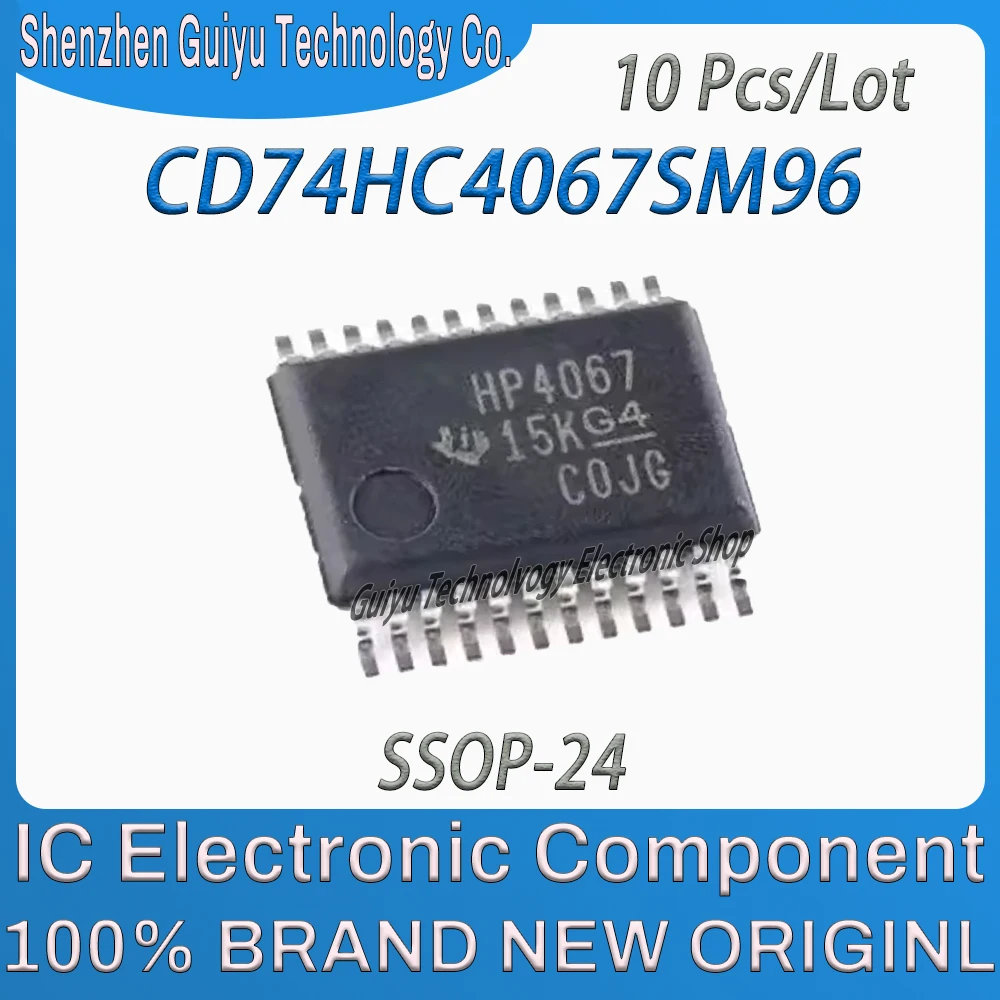 

10 Pcs/Lot CD74HC4067SM96 CD74HC4067SM CD74HC4067 CD74HC CD74 SSOP-24 IC MUX Chip