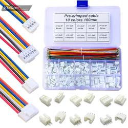 Keszoox JST 2mm HY 2.0 PH with locking PHB 2-10Pin Housing with 22AWG Pre-Crimped Terminal Wire