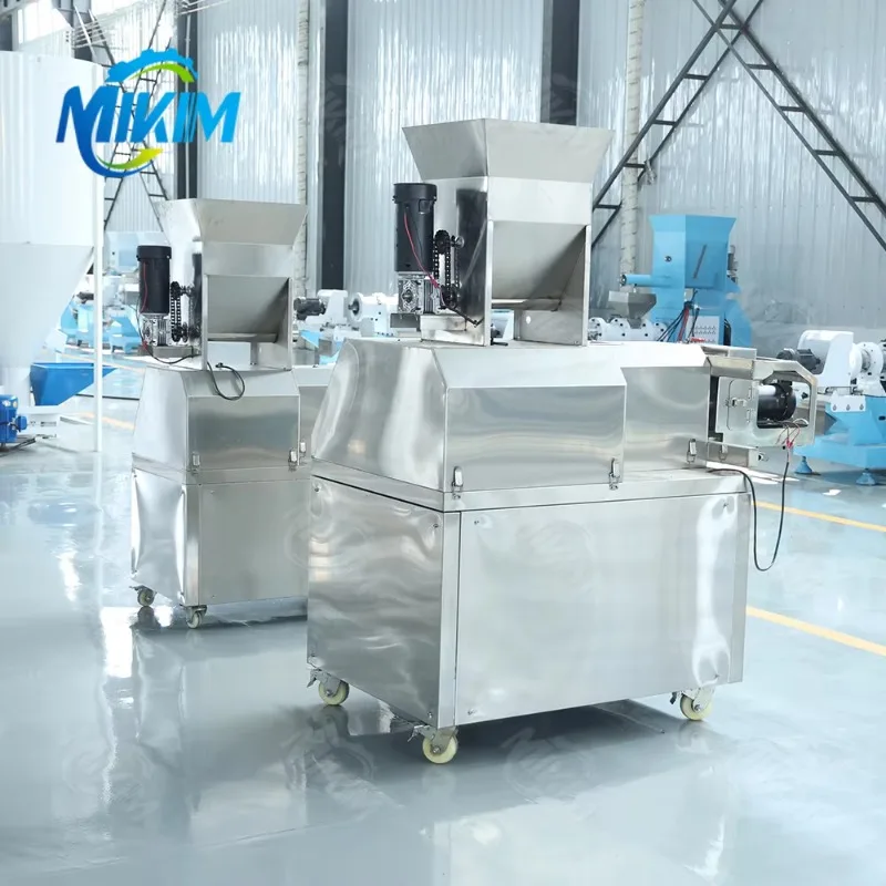 Mesin Ekstruder Sekrup Kembar MIKIM untuk Pembuatan Keripik Jagung Mengembang, Mesin Pembuat Makanan Ringan, Mesin Ekstruder Makanan Ringan Mengembang