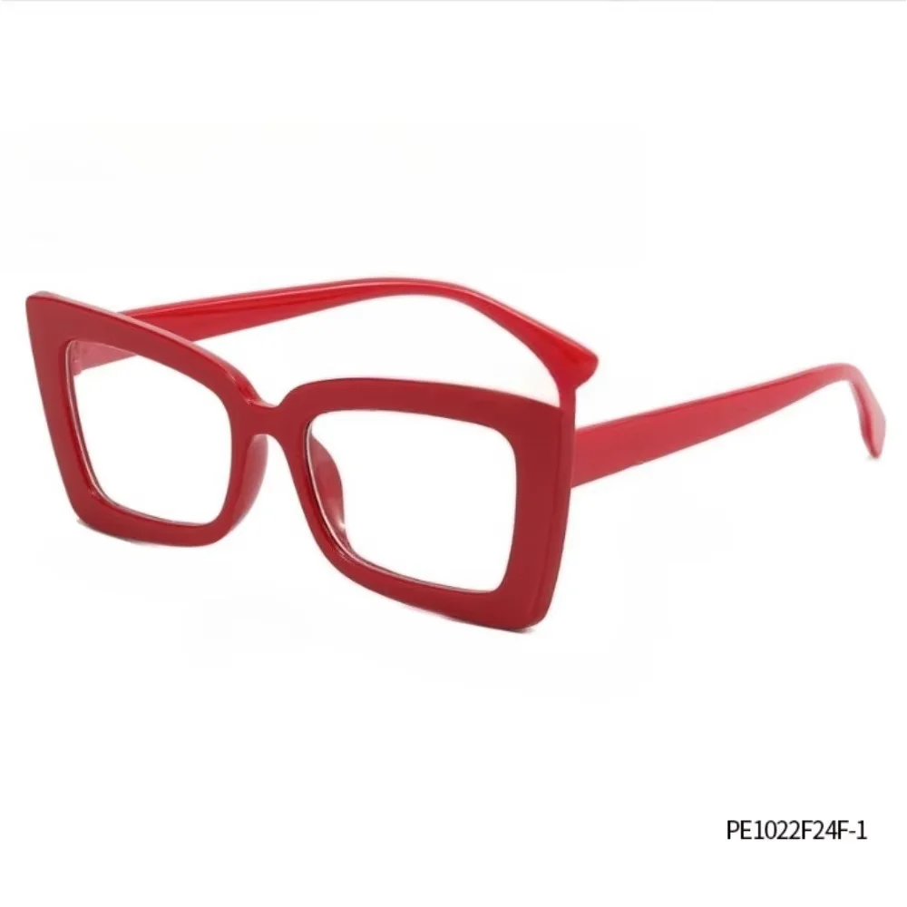 PESENAR Dit is een paar brillen met rood frame, een modieus en opvallend geschikt voor Valentijnsdag