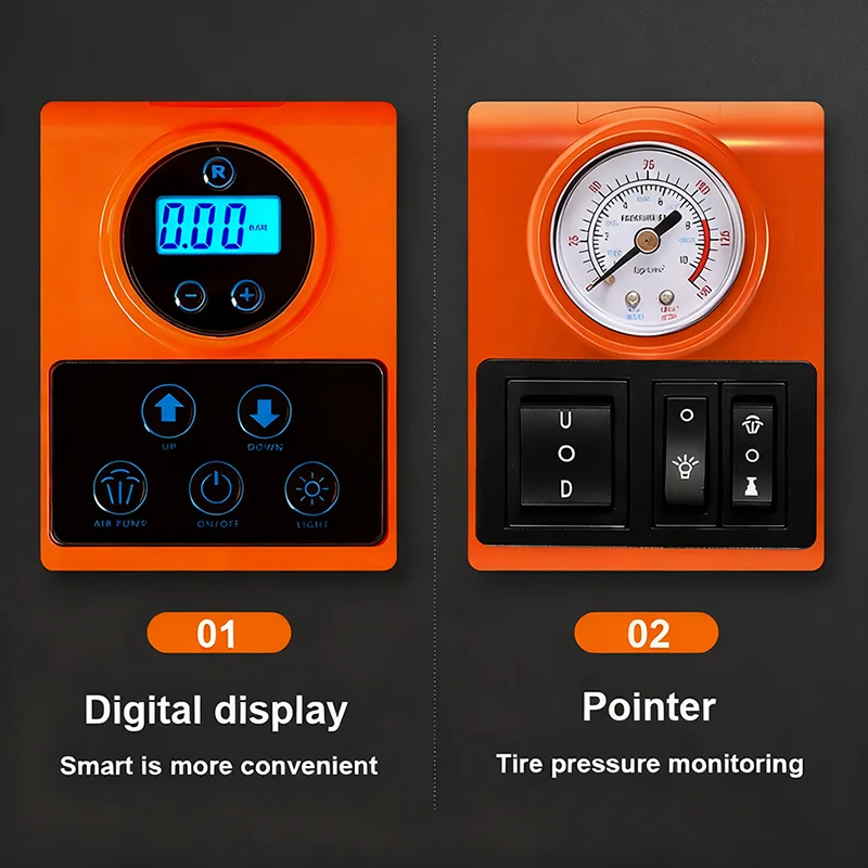 مقبس سيارة كهربائي 5T مقبس سيارة هيدروليكي مع مضخة قابلة للنفخ مدمجة ومقبس سيارة بإضاءة LED لإطار تغيير شاحنة الدفع الرباعي 150 ~ 450 مم #6