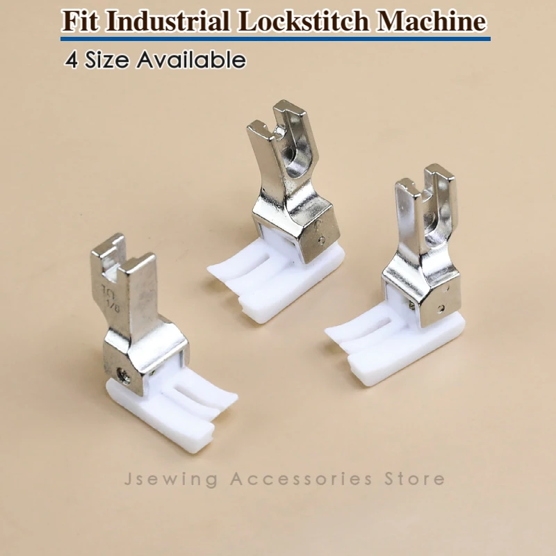 TCR  TCL Right and Left Plastics Compensating Presser Foot For Industrial Lockstitch  Sewing Machine 1 Needle 1/4 1/8 1/16 1/32